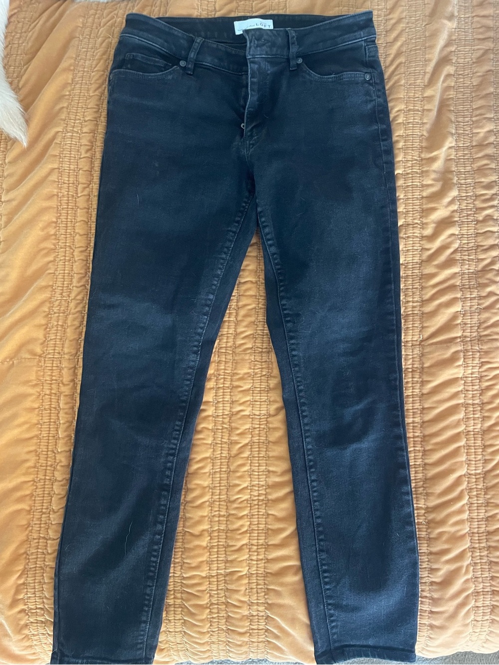 Curvy slim fit cropped black jeans